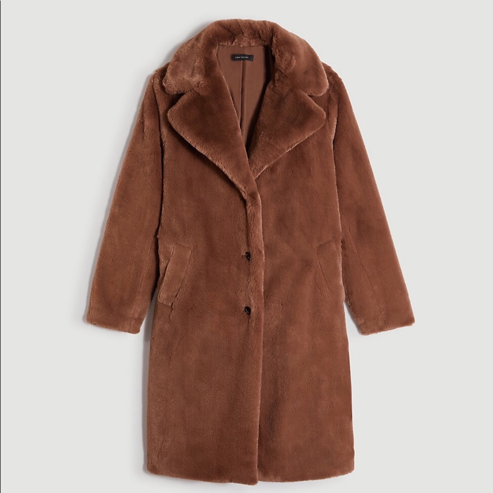 Ann Taylor Faux Fur Coat